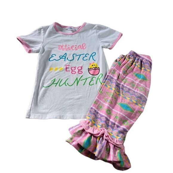 Official Easter Egg Hunter Girls Matching outfit  5/6 - Picture 1 of 5